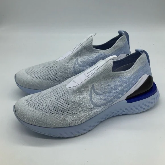 New Men’s Nike Epic Phantom React Flyknit Shoes Hydrogen Blue w/box BV0417-101 - Picture 4 of 6